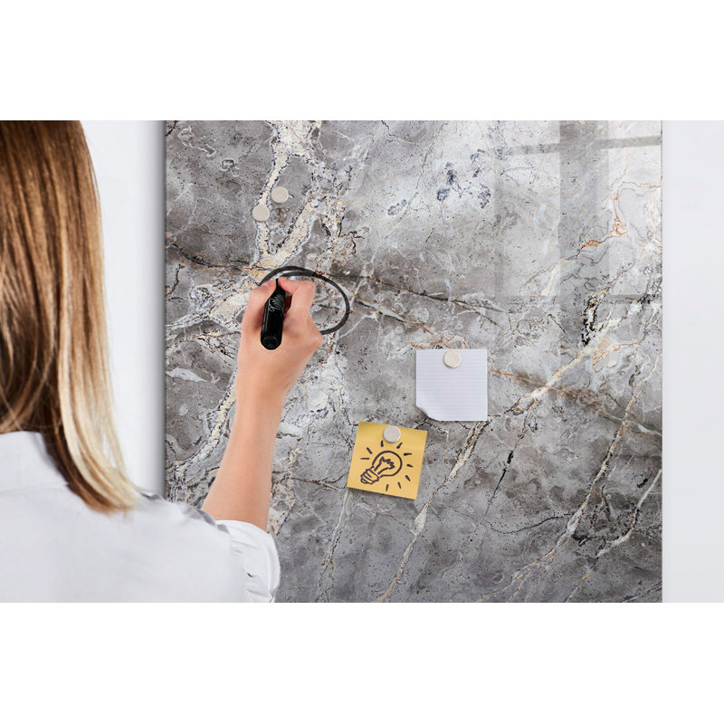 Magnetic Glass Photo Memo Board
