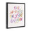 «The Day The Lord Has Made», art mural encadré sur toile flottante, design par Isabela Schielke