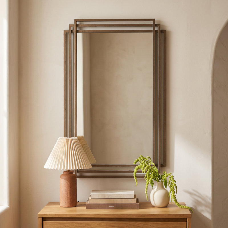 Guadalupe Metal Rectangle Wall Mirror