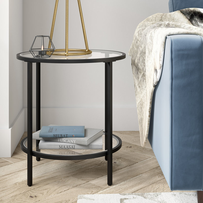 Table de bout Gibbs, Bronze noirci