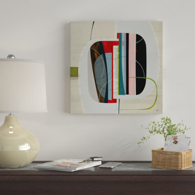 «Blue Af après II» par Randy Hibberd, reproduction d'art sur toile tendue