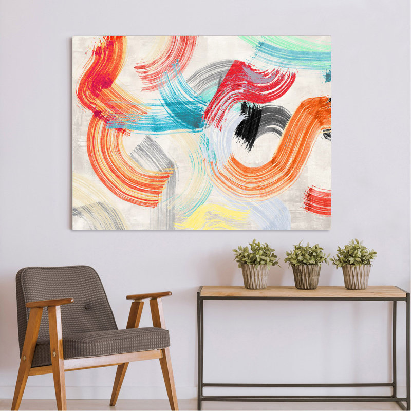 Sudden Motion by Haru Ikeda - Wrapped Canvas Painting, 60cm H x 80cm W  x 4cm D