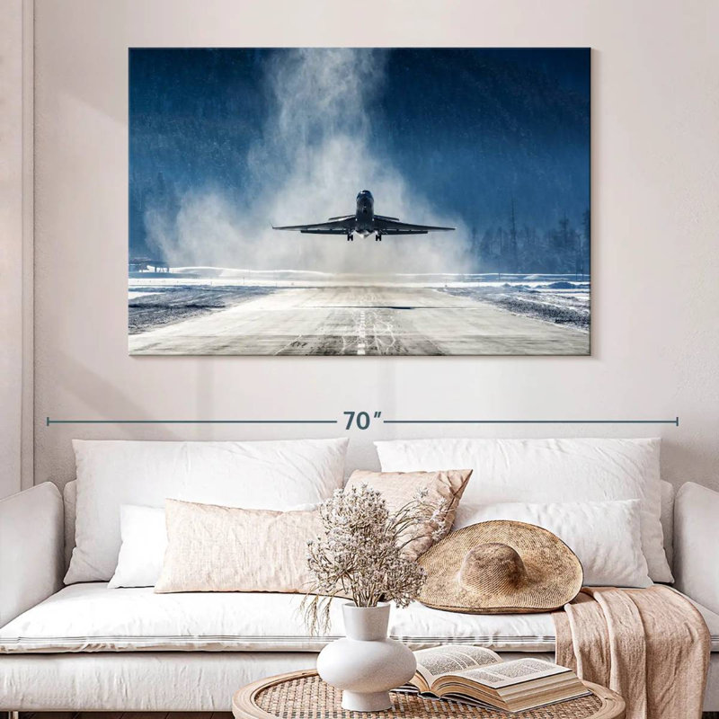 Mehar First Flight Plane, 34" H x 51" W