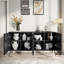 Buffet Honeycomb moderne avec bois de qualité supérieure et rangement personnalisable-118416321