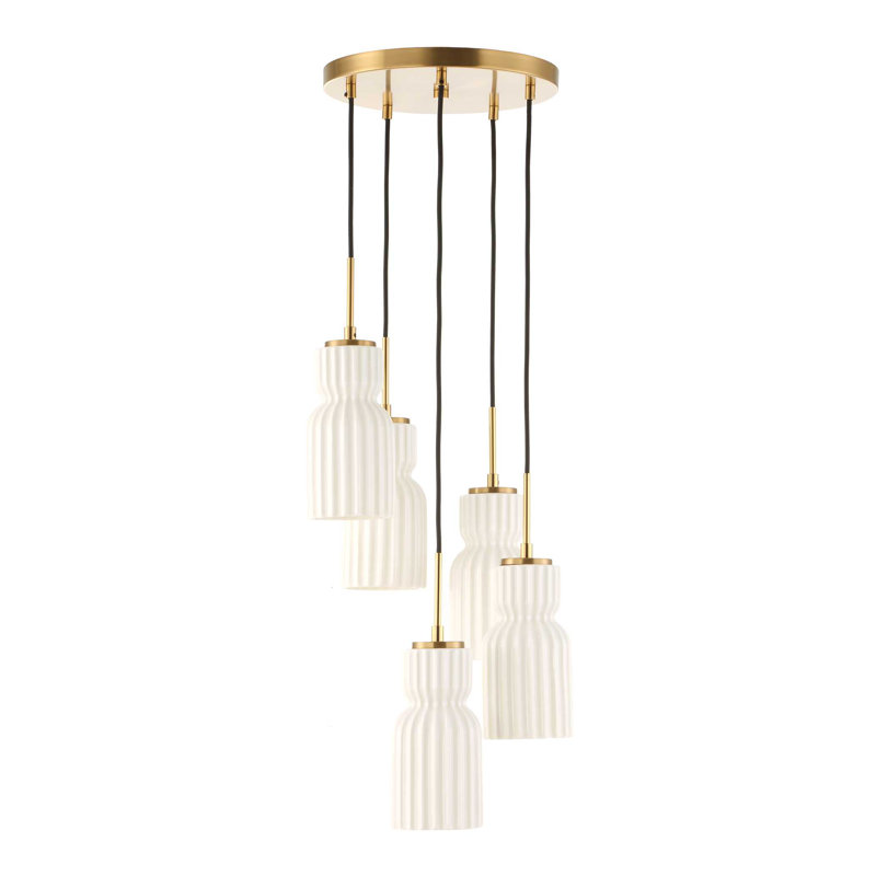 Luminaire suspendu grappe 5 lumières Uttermost Vanier