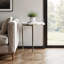 Sagebrook Home 24X15" Agate Top C-Table, White/Gold-1821522420