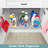 Rebrilliant 4 Pack Medium Storage Bins Clear Plastic Organizer Container Holders with Handles for Bathroom, Laundry, Kitchen, and Pantry-1544793326