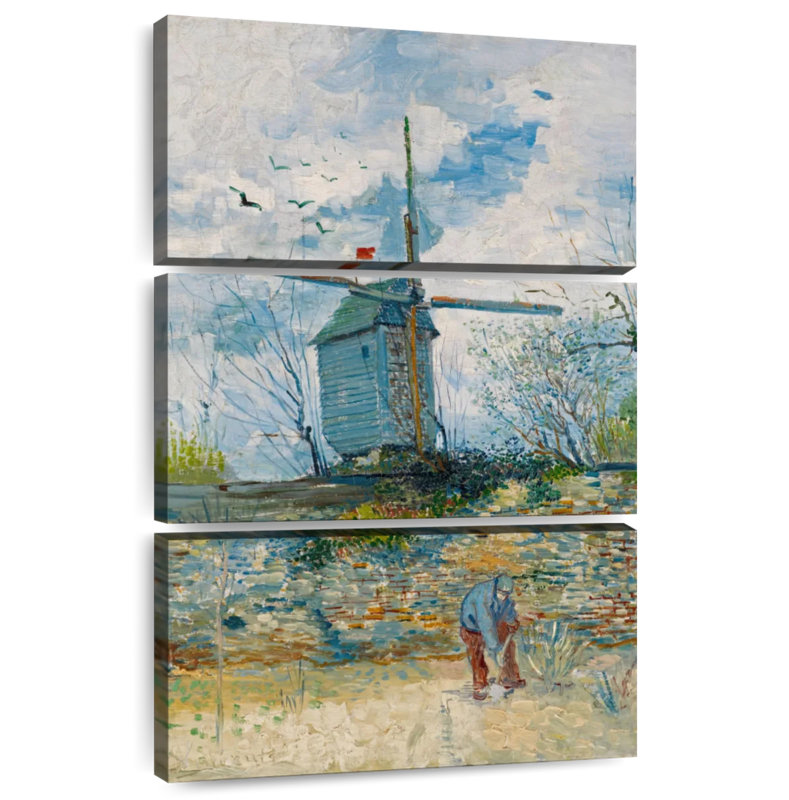 Le Moulin de la Galette 1886 II, H 65 po x l 42 po