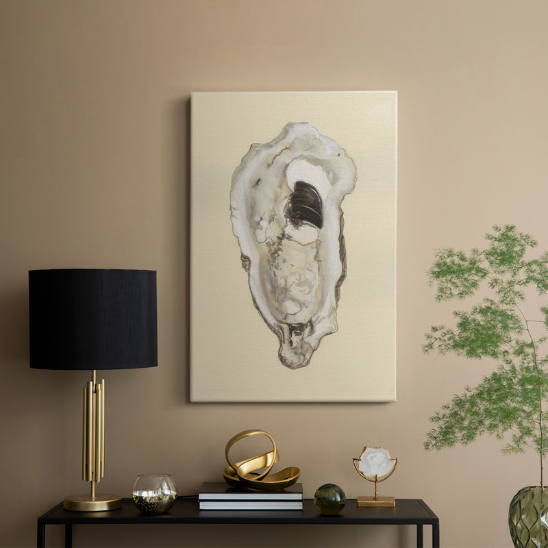 Huître à sépia III - Cavas enveloppés de galerie, H 18 po x l 12 po