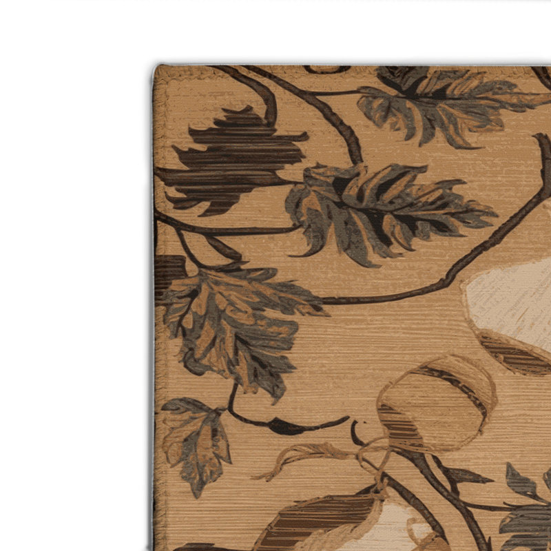Tapis d'intérieur et d'extérieur brun français