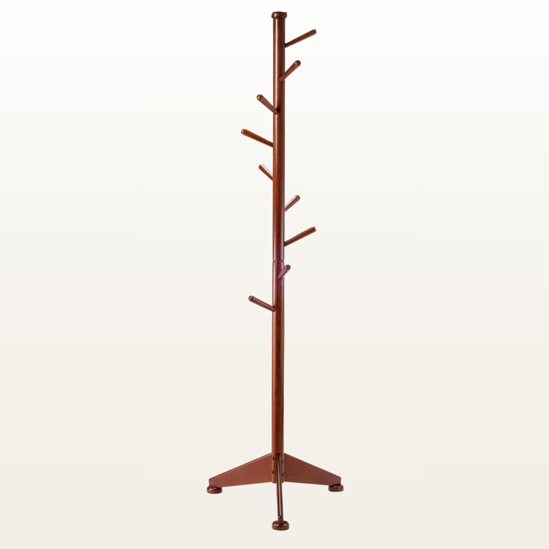 Portemanteau avec 9 pattes Lily, fini noyer Graham, H 69,76 po x l 23,79 po x P 23,79 po