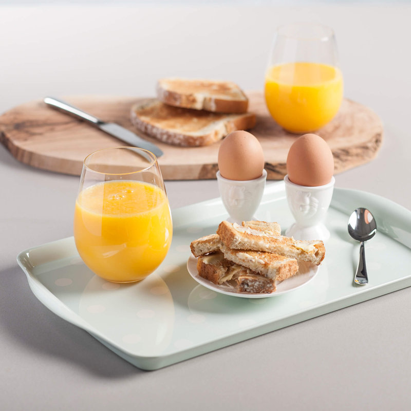 Zeal Melamine Tray, Sage Green