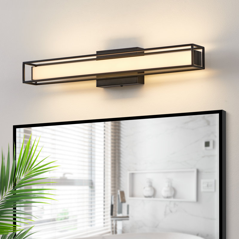1-light Dimmable Led Vanity Light Bath Bar 3000k/4000k/5000k Cct Adjustable