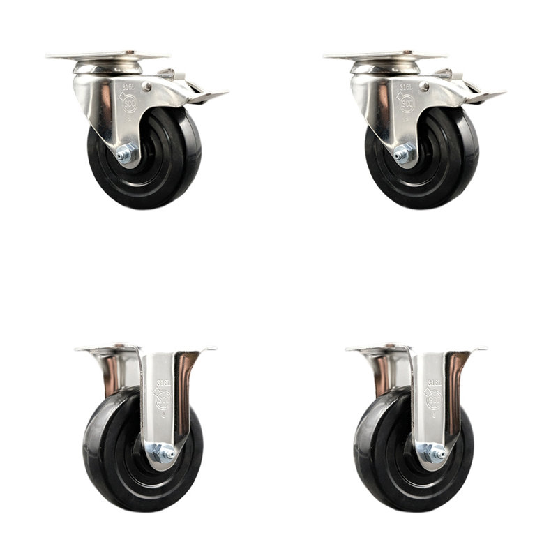 Soft Rubber Casters