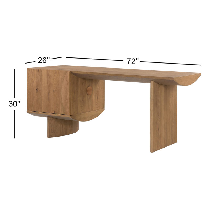 Pickford Desk - Dusted Oak Veneer