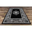 Magnifique tapis intérieur / extérieur noir Ramos-29027064