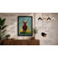 Highland Cattle Portrait Rustic - Print-136677015-136677014