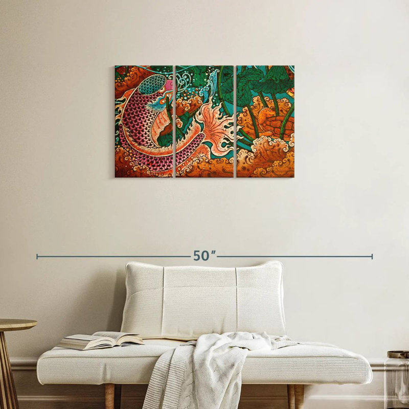 Thai Temple Fish, 20" H x 33" W