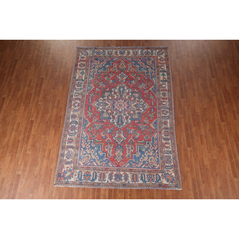 Tapis en laine fait à la main 7 x 10