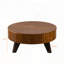 Table basse ronde ronde avec pieds en bois massif - naturel, 35,4 po-1513857725-1513857727
