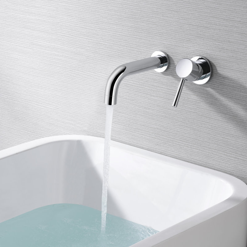 1 Handle Bathroom Bath Faucet, Chrome