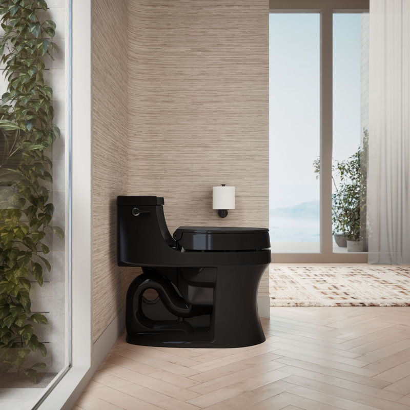 Siège de toilette Hyten, Noir / noir