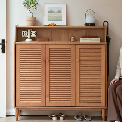Nordic style storage shoe cabinet