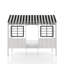 Lit mezzanine simple Forest-905144142