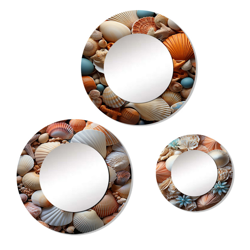 Keyisha Metal Round Mirror