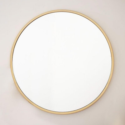 Chi Metal Flat Wall Mirror