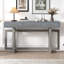Console élégante avec trois tiroirs, table d'entrée très longue pour vestibule, couloir, salon, vestibule, couloir-202610836