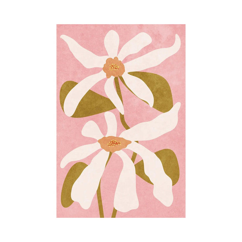 Abstract Flowers I by Raissa Oltmanns - Wrapped Canvas Gallery-Wrapped Canvas Giclée, 66.04 cm H x 45.72 cm W