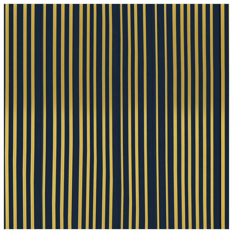 Housse de couette à motif de rayures noires et dorées Art déco, Très grand lit