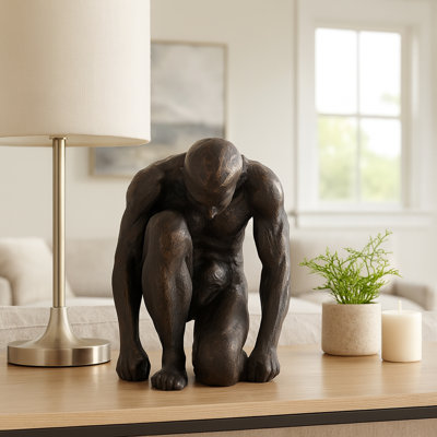 Jordann Statues & Sculpture for Home Decor - Decorative Objects for Kitchen or Living Room Decorations, 16"  
