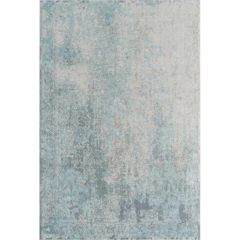 Abstract Indoor Rug, Rectangle 1'10" x 2'10"