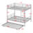 Metal Bunk Bed With Trundle-1069076562
