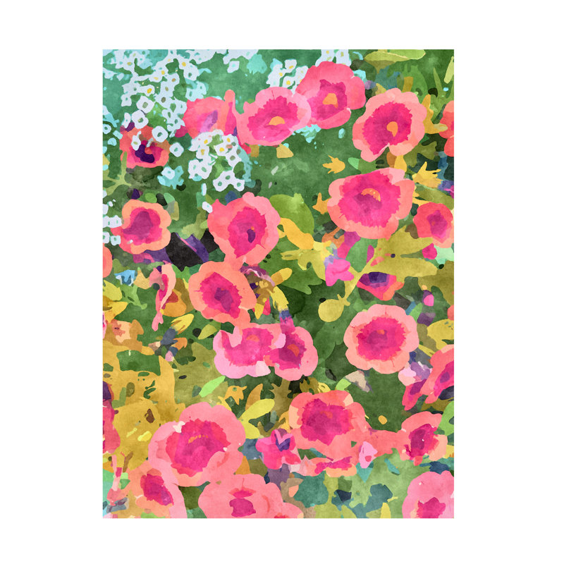 Art mural sur toile tendue - "Bunches 1" de Suzanne Allard pour décoration de salon, de chambre à coucher ou de bureau - 14 x 19