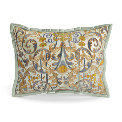 The Met x Ann Gish Venezia 36" W Polyester Lumbar Rectangular Pillow Cover & Insert