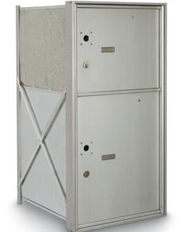 2 Unit High 4B Horizontal Parcel Locker