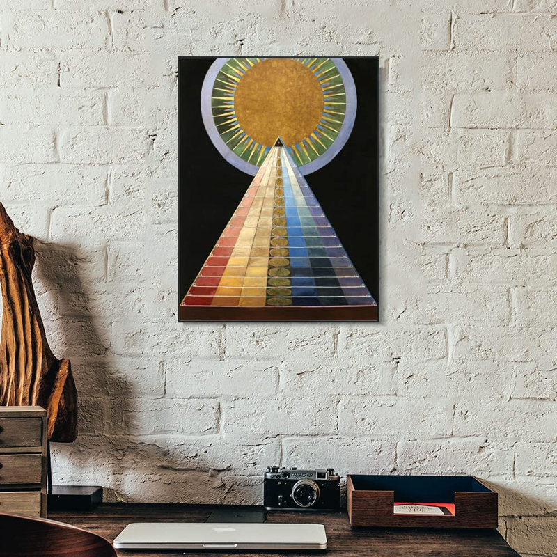 «Altariece No. 1» par Hilma Af Klint, reproduction sur toile flottante