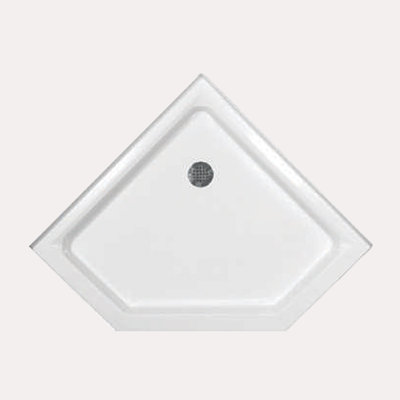 Base de douche à triple seuil néo-angle l 38 po x p 38 po