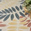Floral Indoor/Outdoor Ivory Blue Area Rug-837826518