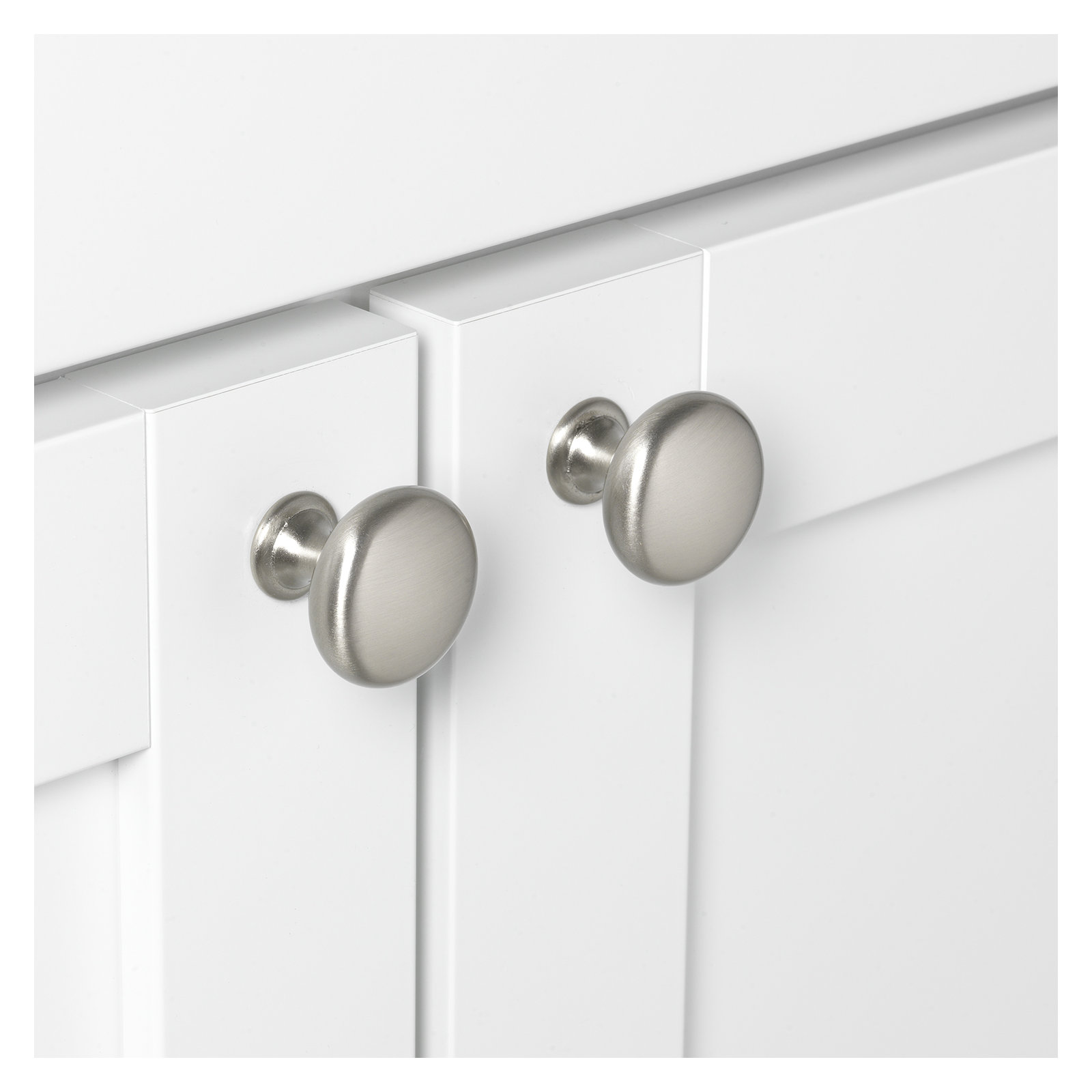 Classic  Mushroom Knob, Satin Nickel