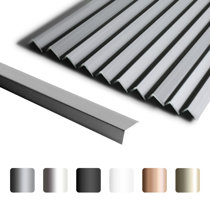 0.3125-in x 8.25-in Silver Outside Corner Post Metal Siding Trim