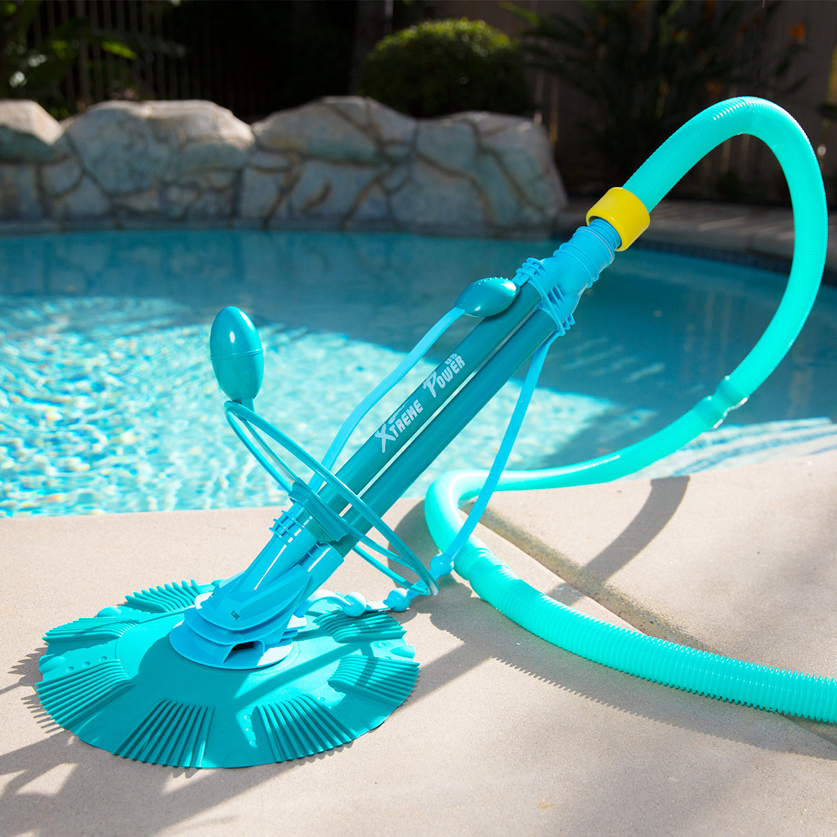 XtremepowerUS Deluxe Automatic Pool Cleaner Vacuum with Hoses for Easy ...