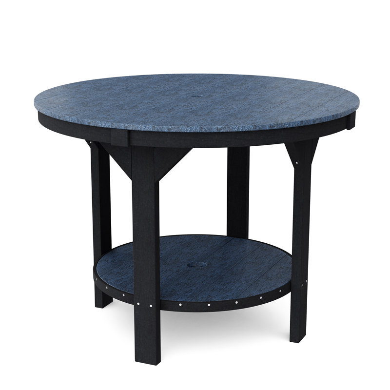 Heritage 48" Pub Table, Patriot Blue/Black