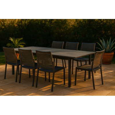 Chaise d'appoint de patio avec coussin Ivette