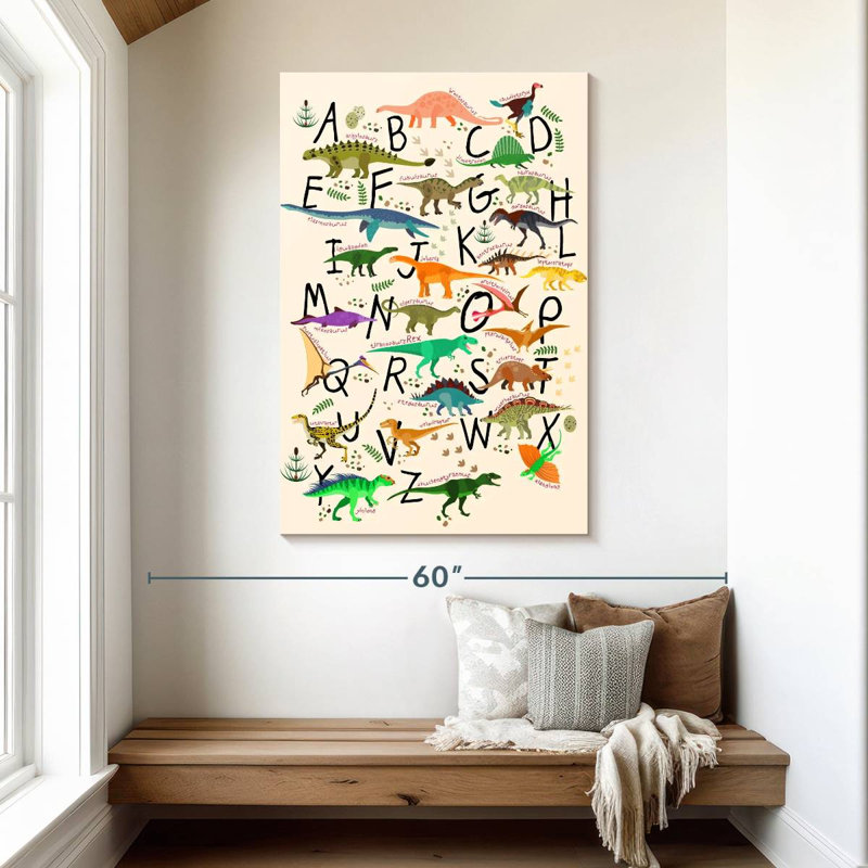Alphabet de chambre de bébé, H 48 po x l 32 po