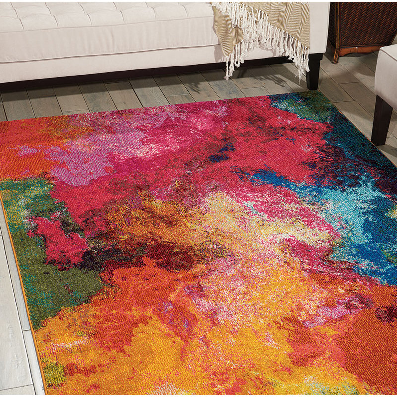 Bourgeois Abstract Area Rug, Rectangle 119cm x 180cm