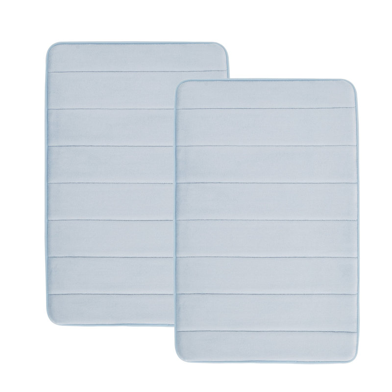 Bath Rug, 17" W x 24" L, Blue